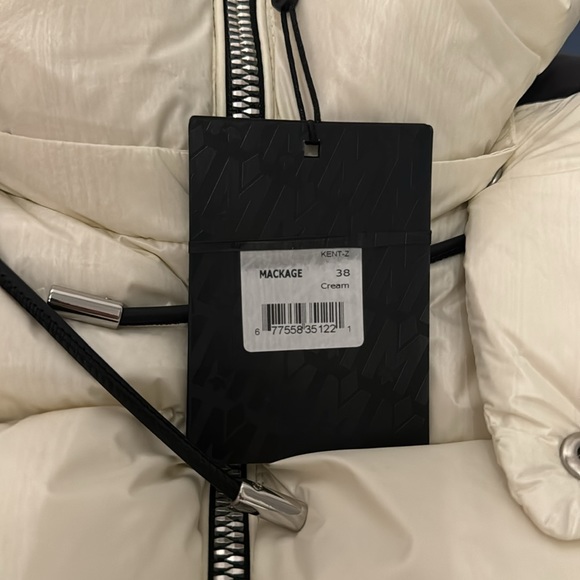 MACKAGE MEN KENT-Z CREAM 38 - BRAND NEW MEN’S DOWN JACKET - Picture 7 of 9